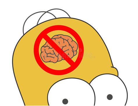 Homer Simpson Brain Stock Illustrations 1 Homer Simpson Brain Stock