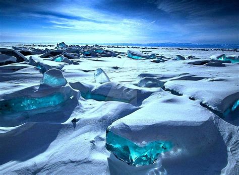 Turquoise Ice Northern Lake Baikal By Yokoky On Deviantart