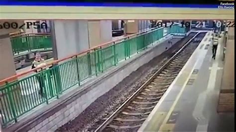 Sickening Moment Cleaner Is Shoved Onto Train Tracks By Commuter Dailymotion Video