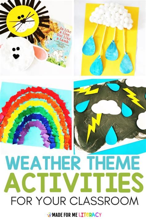 Weather Activities For Kids Teaching Special Thinkers Weather
