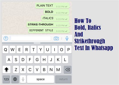 How To Bold Italics And Strikethrough Text In Whatsapp