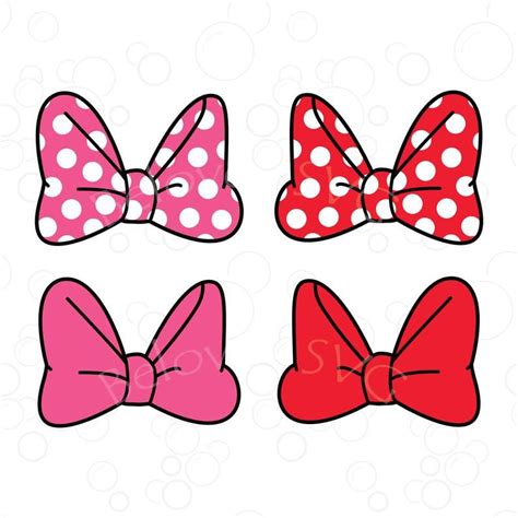 Bow For Girl Svg Bow Svg Polka Dots Bow Svg Bow Clipart Etsy Canada