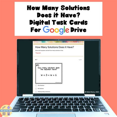 The moment a player has just one card they. How Many Solutions Does it Have? Digital Task Cards ...