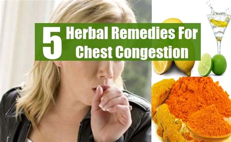 Home Remedies For Chest Congestion Natural Treatments And Cure For