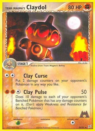 Team Magma S Claydol Team Magma Vs Team Aqua Pokemon Card