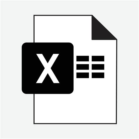 Ms Excel File Formats Icon Vector Free Download 20126601 Vector Art At