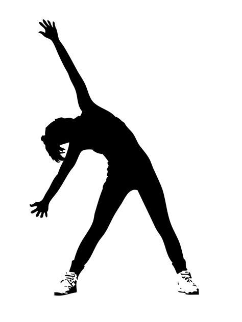 Gym Fitness Silhouette Clipart Clipart Suggest