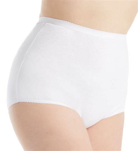 Women S Shadowline P Plus Size Cotton Classics Brief Panty White