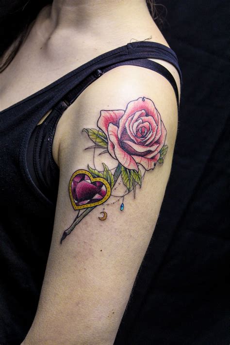 Rose Tattoo Gem Tattoo Diamond Tattoo Diamond Tattoos Rose Tattoos