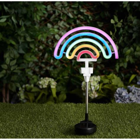 Wilko Solar Light Rainbow Glow Stake Wilko