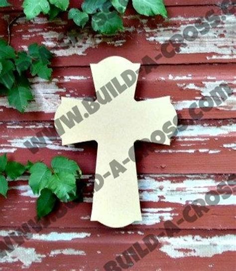 Wooden Cross Unfinished Wood Crosses Wall Hanging Craft Paintable