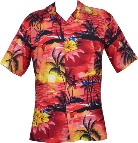 Hawaiian Shirt Mens Allover Print Beach Camp Party Aloha Walmart Com