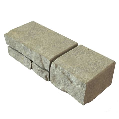 Townsend Tancharcoal Retaining Wall Block Common 6 In X 16 In