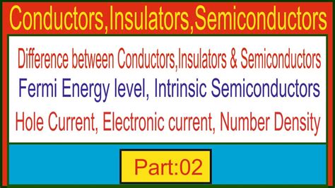 The carrier concentration depends exponentially on the band gap. Conductors,Insulators,Semiconductors: Difference,Fermi ...