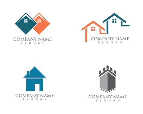 Simple House Home Real Estate Logo Icons 603383 Vector Art At Vecteezy