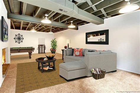 How To Update Your Unfinished Basement On A Budget Cheap Basement