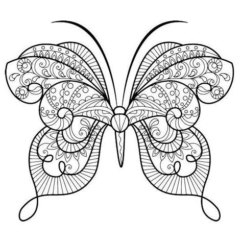 Mandalas con Mariposas para Colorear ️ Pintadas y a Color