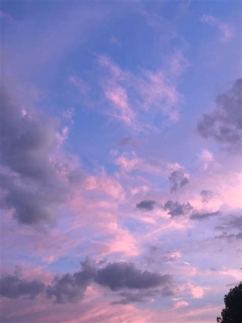 Clouds Sky Aesthetic Purple Sky Purple Aesthetic