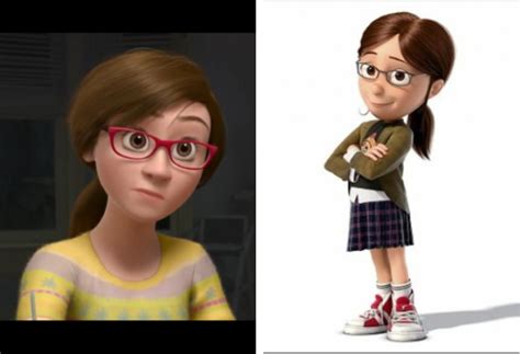 I Have A Theory That Rileys Mother From Inside Out Is Just Margo From Dispicable Me Grown Up