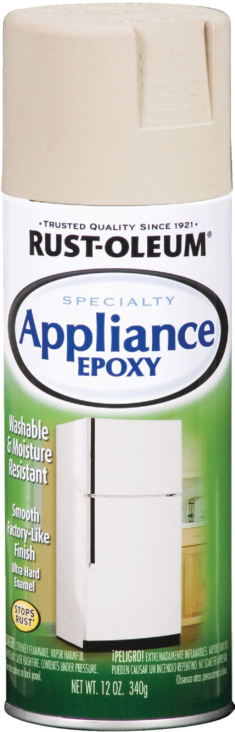 Buy Rust Oleum Epoxy Appliance Spray Paint 12 Oz Almond