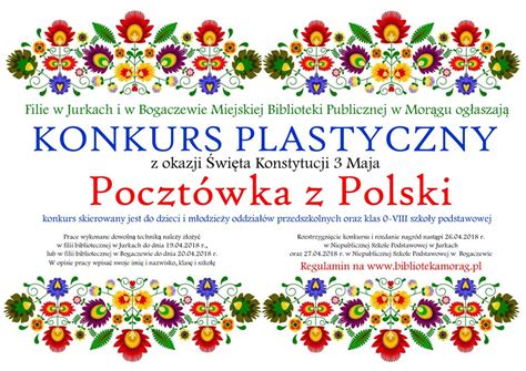 Konkurs Plastyczny „pocztówka Z Polski” Miejska Biblioteka Publiczna