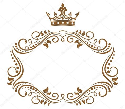Como decorar un cumpleanos de hombre ideas 2020. Descargar - Elegante marco real con corona — Ilustración ...