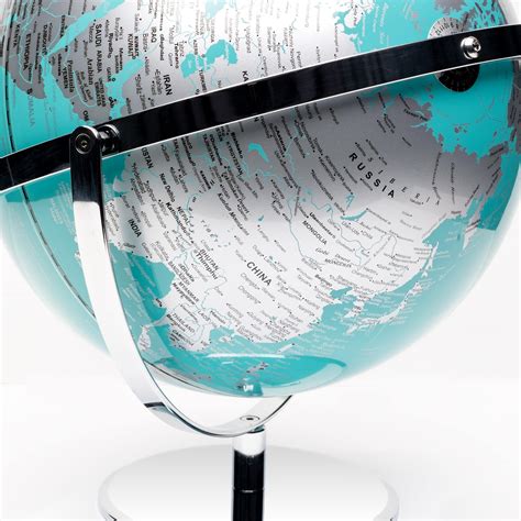 Dual Axis Teal Ocean Globe 30cm Online Toys Australia