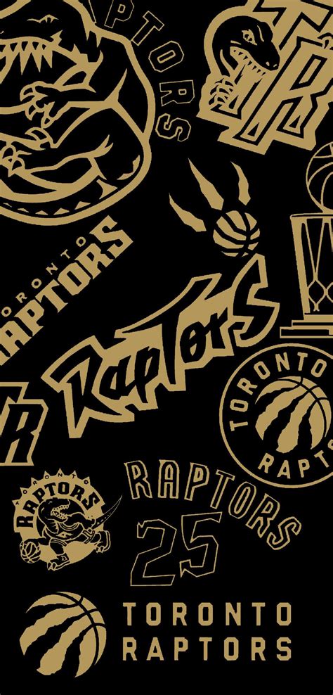 You could download the wallpaper and use it for your desktop computer pc. Raptors 25th Anniversary Black/Gold Wallpaper (Credits to ...