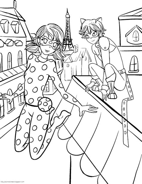 Alya, creyendo que chloé es ladybug, se mete en problemas y la expulsan de la escuela. Miraculous: Las aventuras de Ladybug para Colorear ...