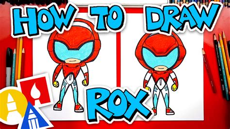 How To Draw Rox Skin From Fortnite Art For Kids Hub