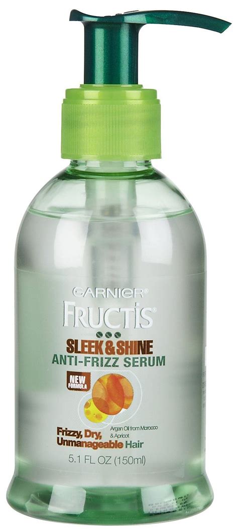 These formulas will work for any hair type. Garnier Fructis Sleek & Shine Anti-Frizz Serum - love this ...