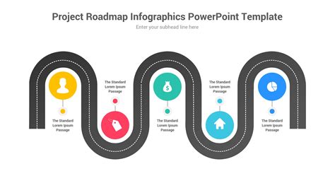 Project Roadmap Infographics Powerpoint Template Ciloart Gambaran