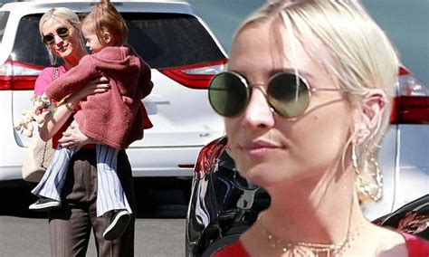 Ashlee Simpson Cuts A Chic Figure While Out With Daughter