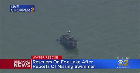 Crews Searching Fox Lake After Reports Of Missing Swimmer Cbs Chicago