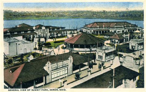 Summit Lake Archives Akron Postcards