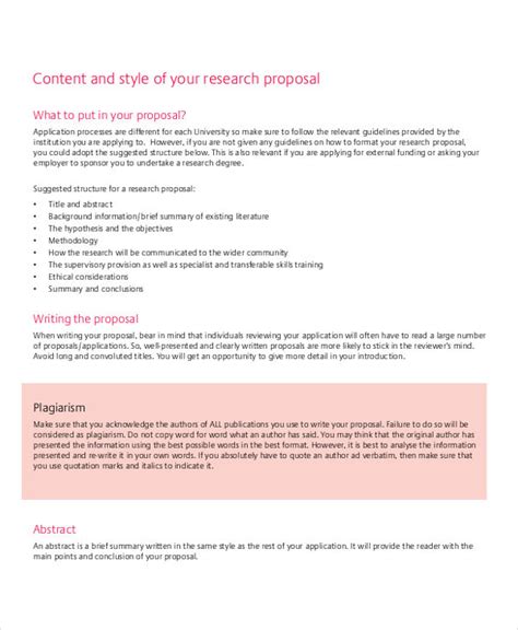 10 Research Proposal Examples And Samples Pdf