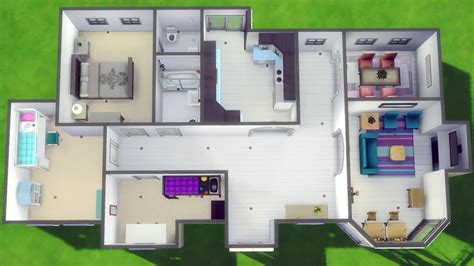 Simple Sims 4 House Floor Plans