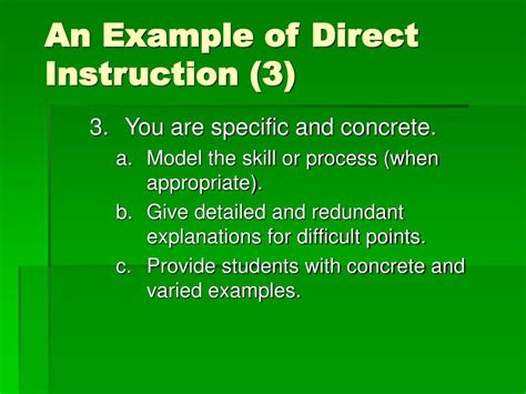 Ppt Direct Instruction Powerpoint Presentation Id258567