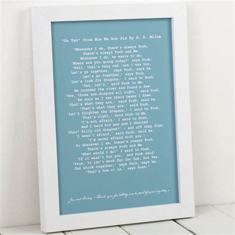 Personalised Poem Art Print By Milly Inspired