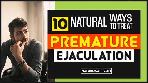 Natural Ways To Treat Premature Ejaculation Or Low Stamina In Men