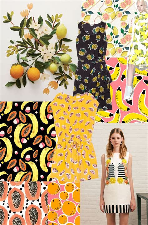 Inout Palette Tutti Frutti Fruits Fruit Print Colorful Fashion