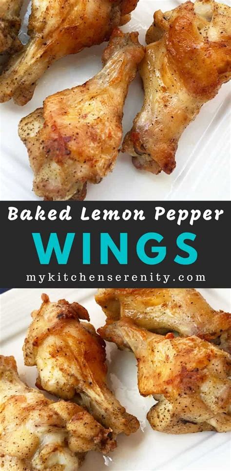 In a large bowl, toss wings, oil, lemon juice and zest, and garlic. Baked Lemon Pepper Wings | Lemon pepper chicken wings ...