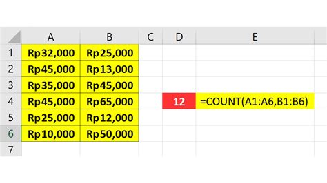 Rumus Counta Excel