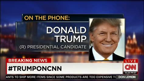 Then cnn for the first time launched a live broadcast from the scene. CNN Spends 78 Percent of Prime Time GOP Campaign Coverage on Trump