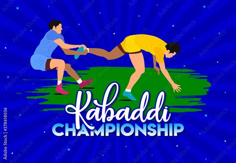 Kabaddi Championship Logo Design Banner Poster Concept Template