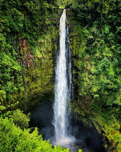 Beautiful Akaka Falls Hilo Waterfall Big Island Beautiful Waterfalls