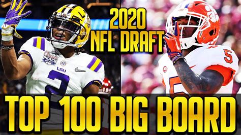 The 2020 nfl draft is loaded, starting with ohio state's chase young. 2020 NFL Draft: Top 100 Big Board - YouTube