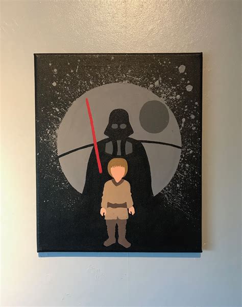 Star Wars Darth Vader Canvas Disney Canvas Paintings Christmas