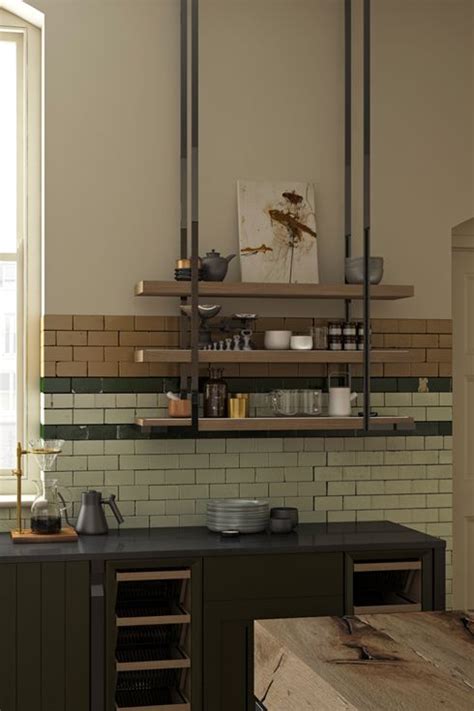 Compare prices on popular products in kitchen storage. ARTEIM | hanging shelf in foraged oak and black chrome ...