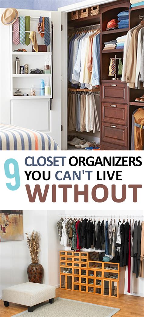 Put diy closet side brackets on the following steps outlined above. 9 Closet Organizers You Can't Live Without